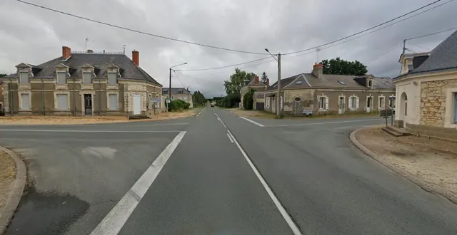 photo  l’accident s’est produit à brion, commune déléguée des bois d’anjou, en maine-et-loire.  &copy;  capture d’écran google maps 