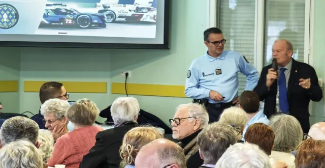 photo  de nombreux adhérents sont venus écouter les présentations des gendarmes  &copy;  ouest-france 