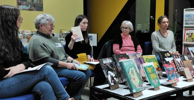 photo  la médiathèque d’arnage est l’une des rares en sarthe à avoir mis en place le prix cézam, qui se décline en deux volets, roman et bd  &copy;  ml. 