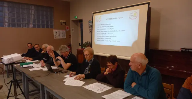 photo  le conseil d’administration au rapport, paul barnéoud est cinquième en partant de la gauche.  &copy;  ouest-france 