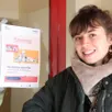 photo  maëlle dupont, ouvrière agricole durant toute l’année, revêt sa casquette d’agent recenseur le temps de quelques semaines à saumur, du 15 janvier au 22 février 2026. 