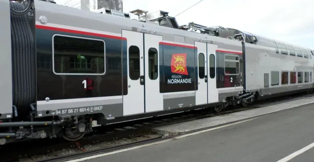 photo  le trafic des trains a été interrompu, ce mercredi 11 février 2026, en direction de cherbourg et de coutances (manche) à cause d’un arbre tombé sur une caténaire entre caen et lison (calvados). la circulation a pu reprendre après 10 h (photo d’illustration).  &copy;  archives ouest-france 