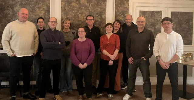 photo  de gauche à droite : guillaume david, natacha benseghir, sylvain legros, mathilde poisson, jeanne lerétrif, roger pelletier, amélie lambert, faustine julin, stephan journeaux- hersoen, guillaume le royer et jonathan lorel. absents sur la photo : sandra mairesse, romain lebesle, mathieu guyon et florence picot.  &copy;  photo fournie par sylvain legros 
