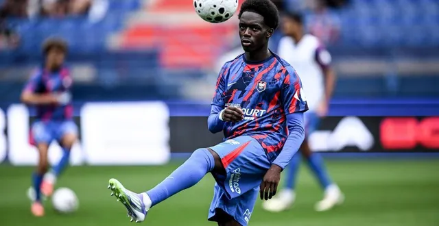 photo  titularisé lors des deux dernières sorties du sm caen, diabé bolumbu pourrait manquer le déplacement à dijon, vendredi 13 février 2026.  &copy;  martin roche / ouest-france 