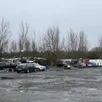 photo un camp de roms avec une quarantaine de personnes est installé sur un terrain privé, zone de la saulaie, à trélazé. le site sera évacué par les forces de l’ordre.