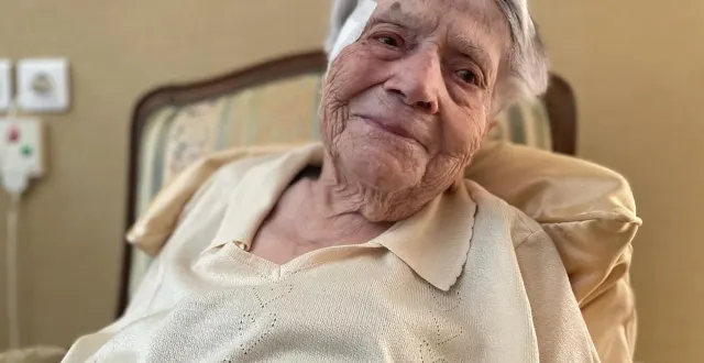 photo  marie-rose tessier, la doyenne des français et vice doyenne de l’humanité, s’est éteinte le mardi 10 février 2026 aux sables-d’olonne.  &copy;  archives ouest-france 