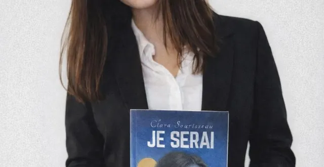 photo  clara sourisseau raconte sur histoire dans « je serai », son premier livre.  &copy;  ouest-france 