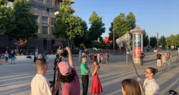 actu cin&eacute;ma  une scène du tournage de « soleil de nuit », court-métrage réalisé par gianni détruit, étudiant caennais. 