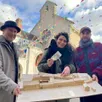 photo florent catteau, violette prévost et maxime renaudet sont tous les trois membres de l’association des petits châtelets.