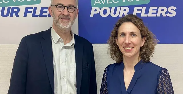 photo  jean-françois brisset et armelline salliot ont inauguré mardi 10 février 2026 leur local de campagne pour les élections municipales de 2026, au 6, rue la boule, à flers (orne).  &copy;  jean-françois brisset 