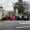 photo une soixantaine de personnes ont manifesté à caen devant le rectorat pour dire leur colère face aux 270 suppressions de postes prévues en normandie par l’éducation nationale.