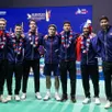 photo l’équipe de france de badminton vise le titre à istanbul.