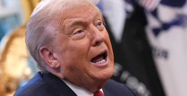 photo  le président donald trump dans le bureau ovale de la maison blanche le 21 novembre 2025 à washington, d.c. photo d’archives.  &copy;  andrew harnik / getty images via afp 