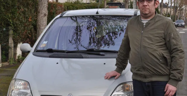 photo  steven paumier a créé son autoentreprise de livraison au mans.  &copy;  le maine libre 