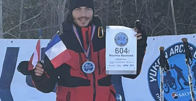 photo  l’angevin a franchi la ligne d’arrivée, ce mercredi 11 février, après 645 km de course dans des conditions extrêmes.  &copy;  maxime bachelot 