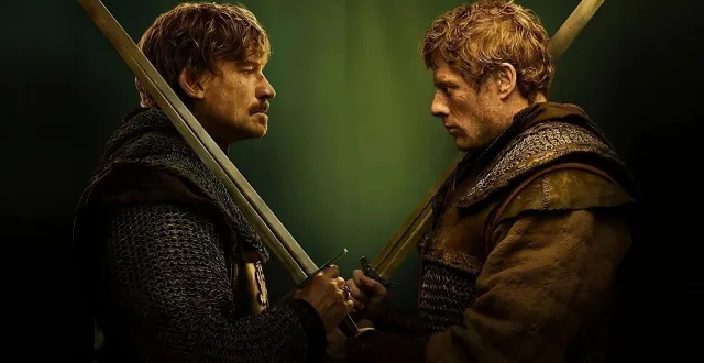 photo  guillaume le conquérant vs harold roi d’angleterre : nikolaj coster-waldau contre james norton. deux alliés devenus ennemis. le duel en forme de fil rouge de la série « king and conqueror ».  &copy;  dr 