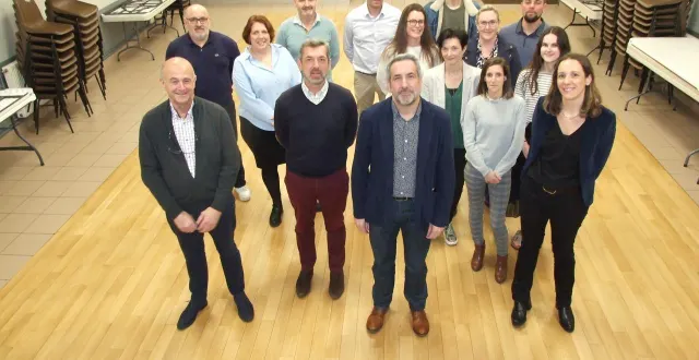 photo  c’est une équipe alliant expérience et nouveauté qui accompagneront stéphane ledru (premier plan).  &copy;  ouest-france 