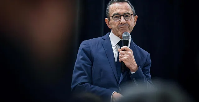 photo  jeudi 18 décembre 2025, la fédération des républicains de vendée organise une réunion publique aux sables-d’olonne. celle-ci se déroule en présence du sénateur bruno retailleau, président du parti et ancien ministre de l’intérieur.  &copy;  simon torlotin / ouest-france 