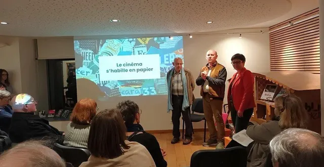 photo  partenaire du festival premiers plans, la ville propose jusqu’au dimanche 15 février, à la grange dîmière, une découverte unique qui retrace l’évolution de la société à travers le cinéma et l’art graphique.  &copy;  ouest-france 