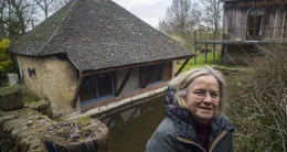 Info insolite  sceaux-sur-huisne, le 5 février 2026. claire dumas-claudon et sa famille font vivre le lavoir du prieuré. 