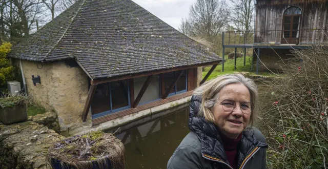 photo  sceaux-sur-huisne, le 5 février 2026. claire dumas-claudon et sa famille font vivre le lavoir du prieuré.  &copy;  le maine libre – denis lambert 