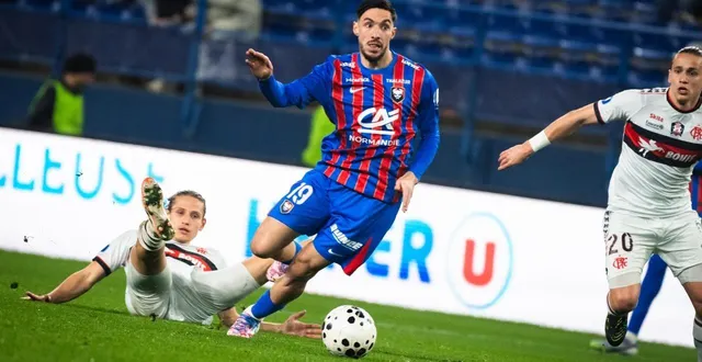 photo  ivann botella et le sm caen défient le leader, vendredi 13 février 2026 (20 h 30).  &copy;  justin picaud / ouest-france 