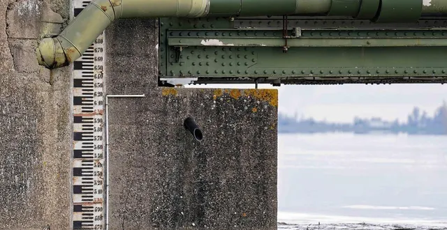 photo  la maine a dépassé les quatre mètres ce vendredi 13 février 2026. photo d’illustration.  &copy;  ouest-france 