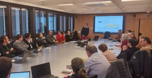 photo  angers, 13 février. la ville d’angers a tenu une cellule de crise ce vendredi matin pour décider des mesures à prendre avec la montée du cours d’eau de la maine.  &copy;  ville d’angers 