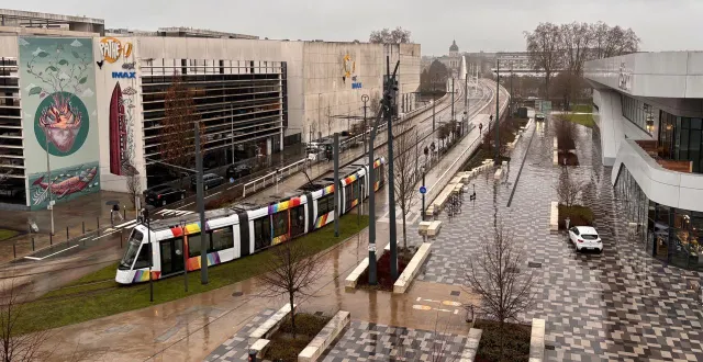 photo  le début du mois de février 2026 est particulièrement arrosé à angers et dans le reste du maine-et-loire.  &copy;  ouest-france 