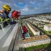 photo la tour des sables de coulaines a été entièrement sécurisée jeudi 12 février 2026 par les sapeurs-pompiers.