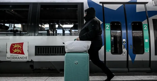 photo  les usagers de la ligne paris-cherbourg vont devoir faire preuve de patience, ce vendredi 13 février 2026.  &copy;  martin roche, ouest-france 