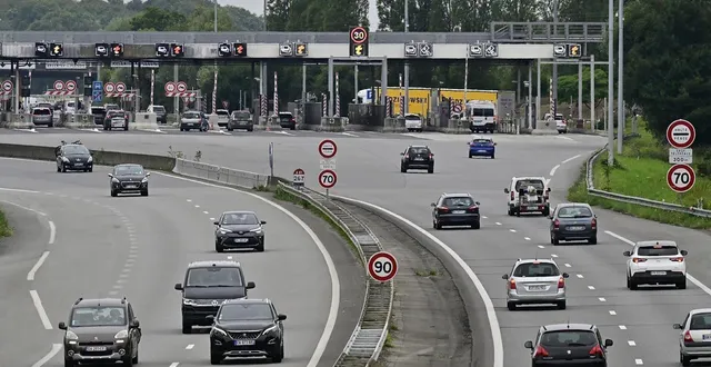 photo  le péage de la gravelle, en mayenne, le 20 juillet 2024. photo d’illustration.  &copy;  vincent michel / archives ouest-france 