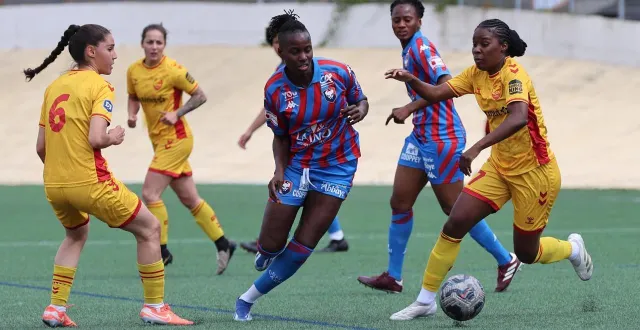 photo  quarts de finaliste de la coupe de france, troisièmes de division 3, korka fall et les malherbistes traversent une période faste.  &copy;  marc olejnik 