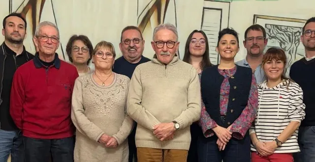 photo  onze colistiers se présentent dans la commune de 420 habitants.  &copy;  dr 