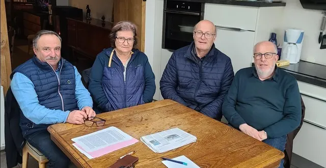 photo  de gauche à droite : gabriel croissant, patricia gandy, michel vallée et marc richard.  &copy;  dr 
