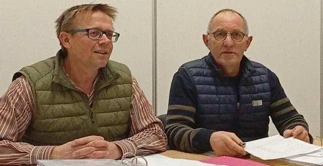 photo  hugo clavreul, président et jean-marie lenormand, trésorier.  &copy;  ouest-france 