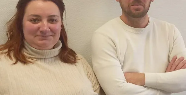 photo  jérôme leblanc aux côtés de lucie cottot, dans leur bureau jeunesse du centre escale  &copy;  , ouest-france 