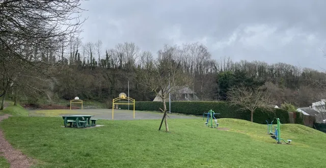 photo  à coutances (manche), l’aire du p’tit tram va accueillir un terrain multi-activités.  &copy;  ouest-france 
