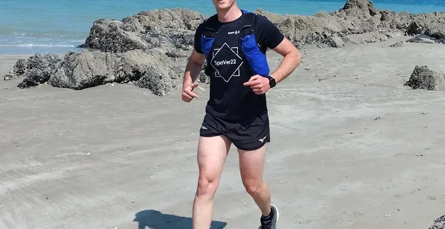 photo  mickaël gouillou court pour l’association spaver 22.  &copy;  ouest-france 