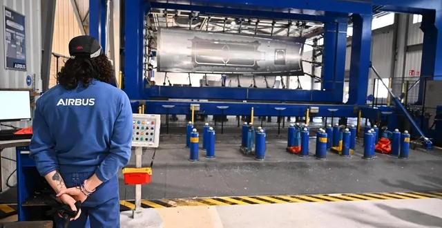 photo  l’usine airbus de saint-nazaire (photo) est concernée par les recrutements organisés par les agences d’intérim proman.  &copy;  franck dubray / archives ouest france 