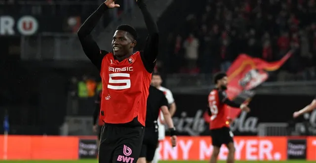 photo  remplaçant au coup d’envoi, breel embolo a inscrit le troisième but du stade rennais face au psg.  &copy;  thomas brégardis / ouest-france 