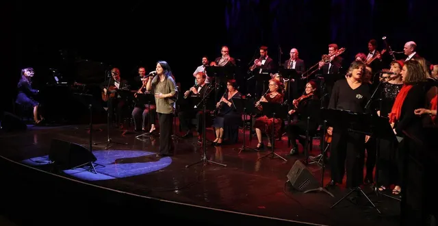photo  chant, instruments, chœurs : les professeurs du conservatoire ont fait montre de leurs talents, vendredi 13 février 2026, sur la scène joël-le-theule, à sablé-sur-sarthe.  &copy;  ouest-france 