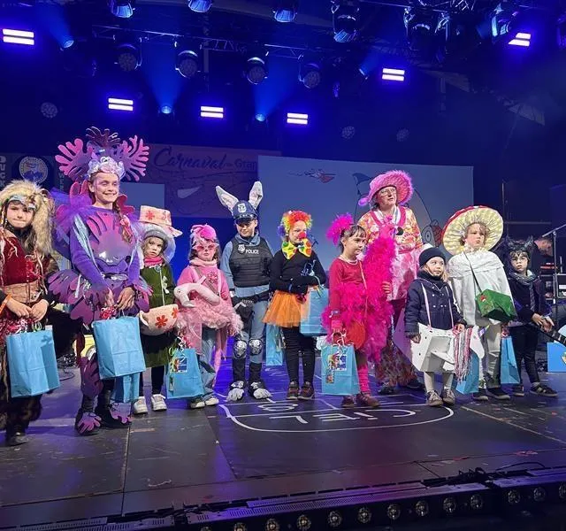 photo les dix enfants qui ont gagné le concours de déguisement.  ©  ouest-france