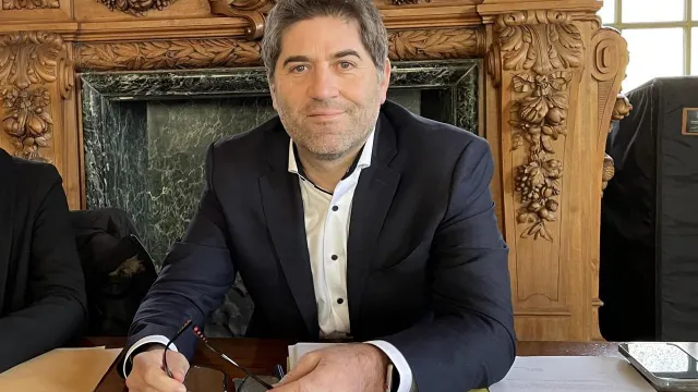 photo info  le député divers-droite jérôme nury est candidat aux municipales des 15 et 22 mars 2026. 