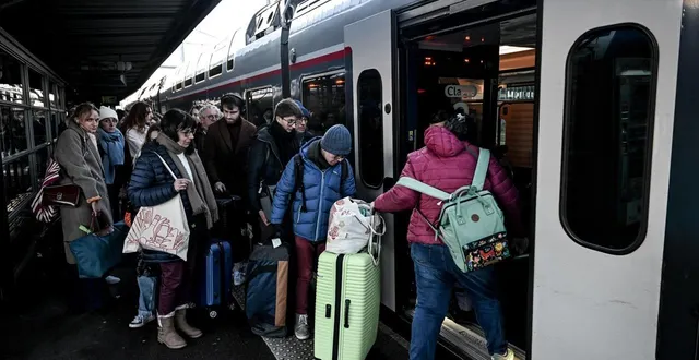 photo  ce week-end des 14 et 15 février 2026, les trajets en train entre paris saint-lazare et évreux (eure) sont suspendus depuis ce samedi, à midi, dans les deux sens de circulation. illustration  &copy;  archives martin roche / ouest-france 