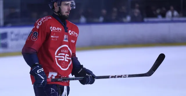 photo  evgeni nikiforov a inscrit le seul but caennais de la soirée.  &copy;  marc olejnik 