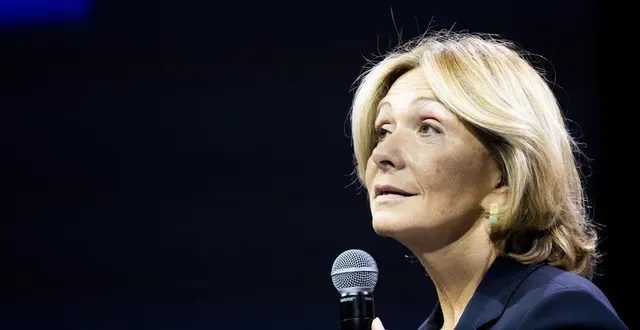 photo  valérie pécresse lors de l’université d’été du parti les républicains au port-marly, à l’ouest de paris, le 6 septembre 2025.  &copy;  hans lucas via afp 