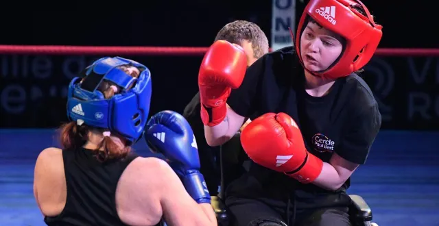 photo  le handi-boxe a été mis en avant, samedi 14 février.  &copy;  jocelyne régent 