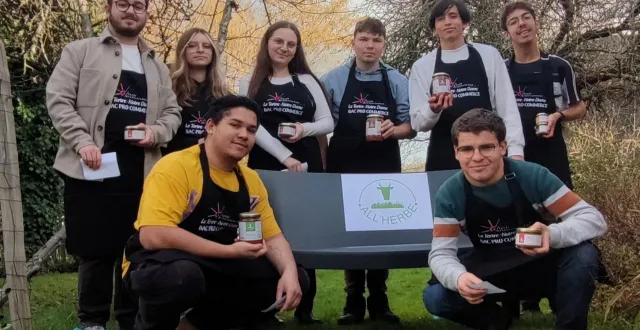 photo  quelques-uns des 13 élèves impliqués dans le projet.  &copy;  le maine libre 