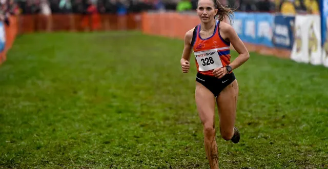 photo  championne de normandie de cross-country, clara jobbin (caen ac) tentera de décrocher sa place pour la finale, lors des demies finales des championnats de france, dimanche 15 février à évreux.  &copy;  martin roche / ouest france 